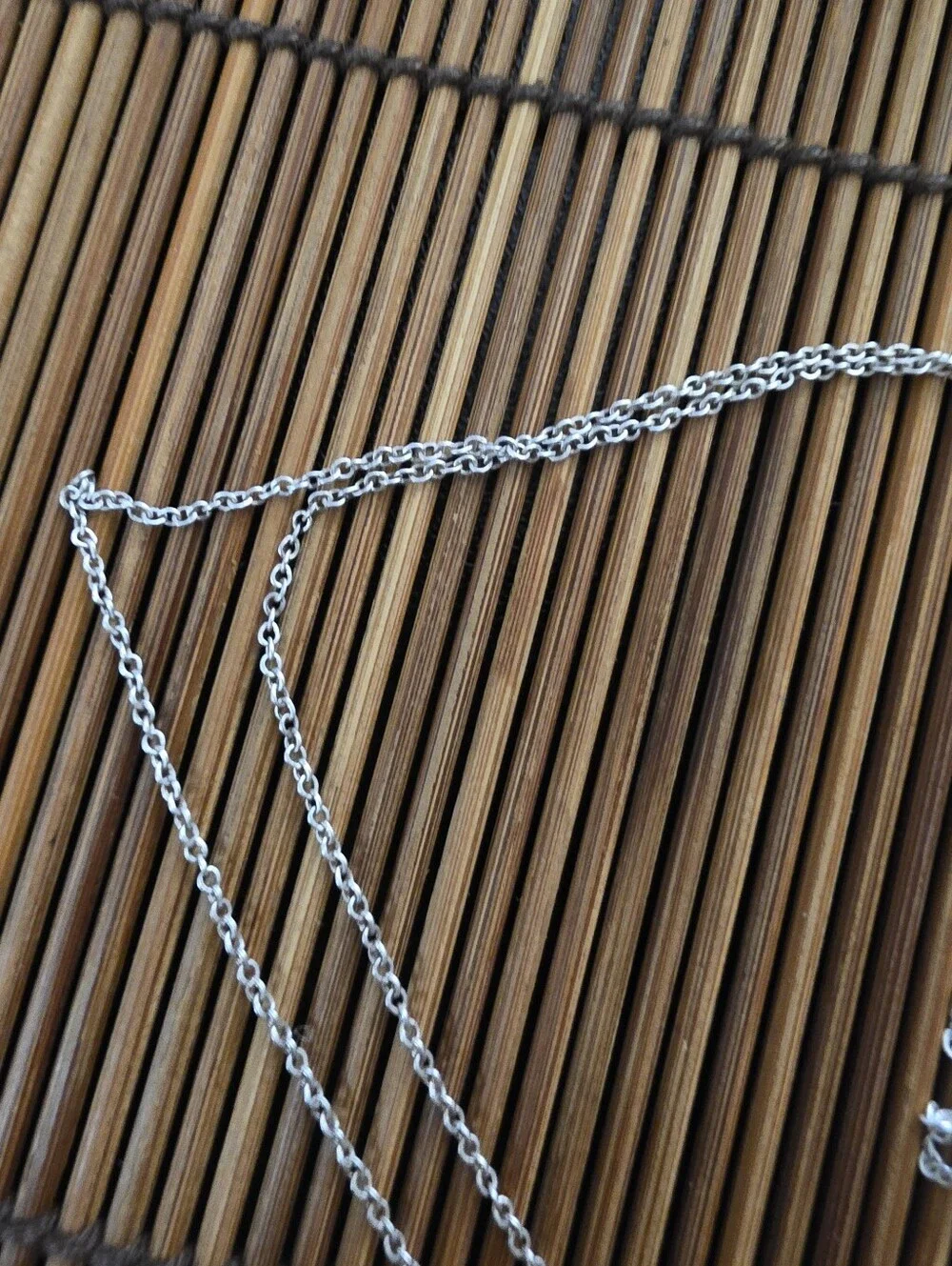 925 Silver Amethyst, Marcasite Chain Necklace (Vintage)
